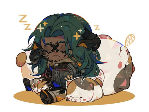 Commission gifted by Zev and drawn by Tah0yaki@Twitter