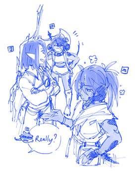 Doodle by Nabashi (dirtysaure@Twitter)