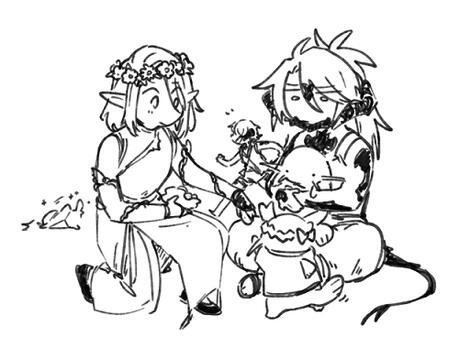 Doodle by Nabashi (dirtysaure@Twitter)